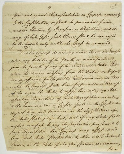 The Bill of Rights, copy signed at Federal Hall, 1789 by American School